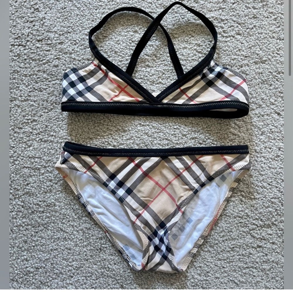 burberry swimsuit girls